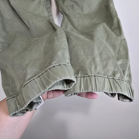 SANCTUARY Green Utility Standard Surplus Elastic Waist Cotton Cargo Pant Size XL - Picture 10 of 15